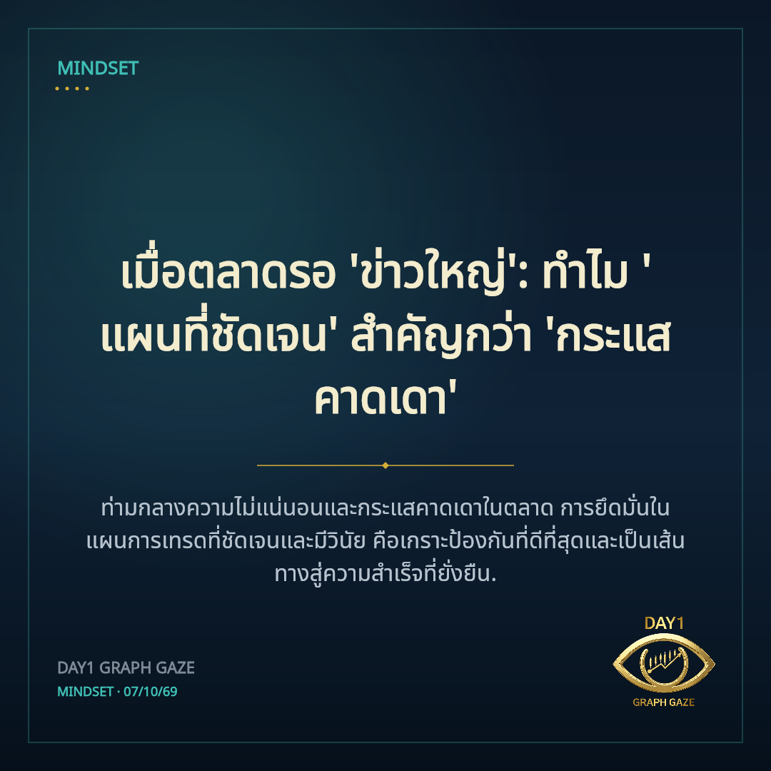 เมื่อตลาดรอ 'ข่าวใหญ่': ทำไม 'แผนที่ชัดเจน' สำคัญกว่า 'กระแสคาดเดา'